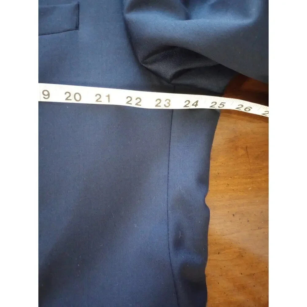 Lauren Ralph Lauren‎ Men's Black Label Wool Blend Blazer 48R Navy Sport Jacket
